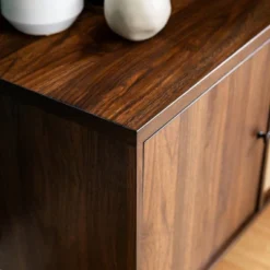 Modern Vinyl Record Player Storage TV Stand For TVs Up To 65" Dark Walnut - Saracina Home 15 Modern Vinyl Record Player Storage TV Stand For TVs Up To 65" Dark Walnut - Saracina Home -Saracina Home Sales Store GUEST e6e766a5 a5d7 4f9f 8b93 e7144a032105