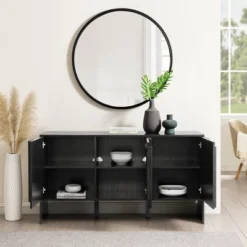 Modern Staggered Vertical Accent 3 Door Sideboard - Saracina Home 13 Modern Staggered Vertical Accent 3 Door Sideboard - Saracina Home -Saracina Home Sales Store GUEST e7187c1a 9ce1 41e7 afaa f88ba84facf9