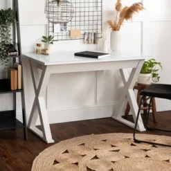 Glass Top Writing Desk With Drawer - Saracina Home -Saracina Home Sales Store GUEST e7748171 be4d 44e9 ad5a 4e0b23caacd6