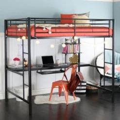 Full Analise Metal Loft Bed With Wood Desk - Saracina Home -Saracina Home Sales Store GUEST e7d324a5 abaa 4c4e a76c b60ba3fb7f69