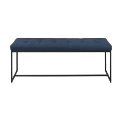 48" Upholstered Bench With Metal Base - Saracina Home -Saracina Home Sales Store GUEST e9c48d5c f015 4ec3 a18f 1b402d2cb46b