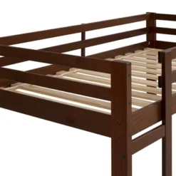 Twin Indy Solid Wood Triple Bunk Bed Walnut - Saracina Home 8 Twin Indy Solid Wood Triple Bunk Bed Walnut - Saracina Home -Saracina Home Sales Store GUEST eb491e86 de73 43b5 a9e8 e953e750abf6