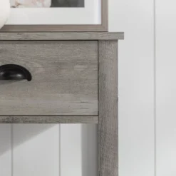 June Rustic Transitional Square Nightstand With Lower Shelf - Saracina Home -Saracina Home Sales Store GUEST eb49efa0 e94a 4f8f b8f6 da7bcc2c5c3d