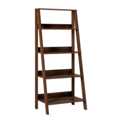 55" Thatcher Transitional Wood 4 Shelf Ladder Bookshelf - Saracina Home -Saracina Home Sales Store GUEST ec1a5c50 9f0e 435d 99dc 71812f9893c7