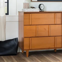 Modern Vertical Accent Solid Wood 6 Drawer Double Dresser - Saracina Home 31 Modern Vertical Accent Solid Wood 6 Drawer Double Dresser - Saracina Home -Saracina Home Sales Store GUEST ecd1a6a7 d1a6 47ae 824e b8cf9035d902