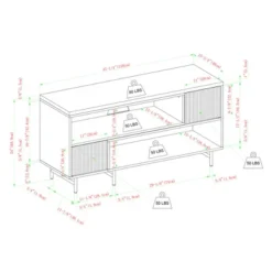 Modern Reeded Door Extendable TV Stand For TVs Up To 50" - Saracina Home 23 Modern Reeded Door Extendable TV Stand For TVs Up To 50" - Saracina Home -Saracina Home Sales Store GUEST ed00bd4f d172 4e6a 8f8e 03cd201c95f3