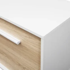 Modern 2 Door TV Stand For TVs Up To 65" Solid White/Coastal Oak/White - Saracina Home 15 Modern 2 Door TV Stand For TVs Up To 65" Solid White/Coastal Oak/White - Saracina Home -Saracina Home Sales Store GUEST ed7d2c12 7f7a 43d6 b2cb fbf13fff1b93