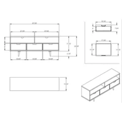 Cara Mid-Century Modern 3 Drawer TV Stand For TVs Up To 65" - Saracina Home 34 Cara Mid-Century Modern 3 Drawer TV Stand For TVs Up To 65" - Saracina Home -Saracina Home Sales Store GUEST eddff1d9 3448 4181 a60a 1b127bbf16df