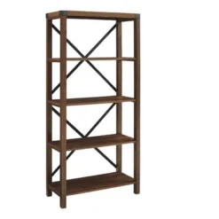 64" Sophie Industrial X Frame Bookshelf - Saracina Home -Saracina Home Sales Store GUEST f1ba2535 9513 4eec a003 6eb7a4bfa83c