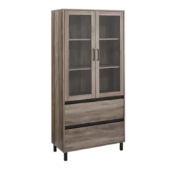 68" Glass Door Storage Hutch With Drawers - Saracina Home 11 68" Glass Door Storage Hutch With Drawers - Saracina Home -Saracina Home Sales Store GUEST f1ca720d a16e 41c1 a6a7 412e92f18168