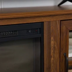 Tasi Transitional Farmhouse Glass Window Pane Door With Electric Fireplace TV Stand For TVs Up To 80" - Saracina Home -Saracina Home Sales Store GUEST f2bf4640 59b6 4e64 993e ea372d489959