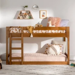 Twin Over Twin Indy Contemporary Solid Wood Bunk Bed - Saracina Home -Saracina Home Sales Store GUEST f46b06df 56c4 45c1 86f1 0d8dc311751e
