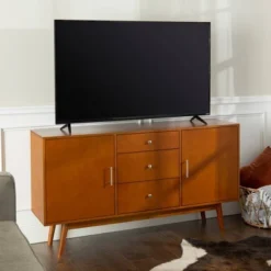 Mid-Century Modern Wood Console TV Stand For TVs Up To 65" - Saracina Home -Saracina Home Sales Store GUEST f4776153 9248 4743 8fa8 bef9a1fa29c7