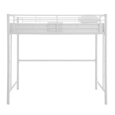 Twin Size Metal Platform Loft Bed - Saracina Home 8 Twin Size Metal Platform Loft Bed - Saracina Home - Image 8