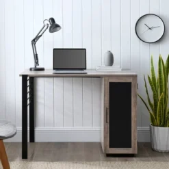 Polay Modern Computer Desk With Chalkboard Door - Saracina Home -Saracina Home Sales Store GUEST f4e4e501 0447 4278 a65b 478f38324bf4
