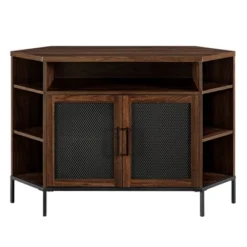 Corner TV Stand For TVs Up To 55" With Metal Mesh Doors - Saracina Home 26 Corner TV Stand For TVs Up To 55" With Metal Mesh Doors - Saracina Home -Saracina Home Sales Store GUEST f4faf399 0f05 45de 8efd d07e325dc3b8