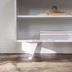 Modern Contemporary Simple Wood Storage Console TV Stand For TVs Up To 65" - Saracina Home -Saracina Home Sales Store GUEST f5974bc9 6164 4ad9 899b 4c5133723e87