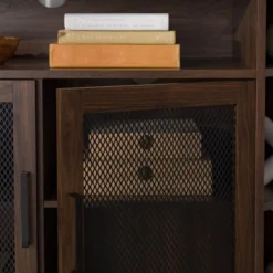 Corner TV Stand For TVs Up To 55" With Metal Mesh Doors - Saracina Home 22 Corner TV Stand For TVs Up To 55" With Metal Mesh Doors - Saracina Home -Saracina Home Sales Store GUEST f7946c24 a0ab 4143 86b9 94652f349724