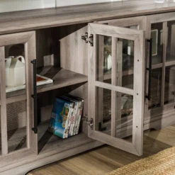Avalene Modern Farmhouse 4 Door Glass Window Pane TV Stand For TVs Up To 65" - Saracina Home 34 Avalene Modern Farmhouse 4 Door Glass Window Pane TV Stand For TVs Up To 65" - Saracina Home -Saracina Home Sales Store GUEST f7f8f7ba ccb8 4341 83f2 152770c2f174