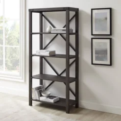 64" Sophie Industrial X Frame Bookshelf - Saracina Home -Saracina Home Sales Store GUEST f908d7b3 661c 46ae ab56 a80cf992563d