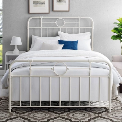 Raven Industrial Vintage Metal Pipe Bed - Saracina Home 2 Raven Industrial Vintage Metal Pipe Bed - Saracina Home - Image 2