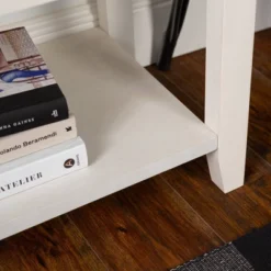 48" Farmhouse Solid Wood 2 Drawer Buffet White - Saracina Home -Saracina Home Sales Store GUEST fca06093 76ee 4361 a9c1 7bd02fcca42c